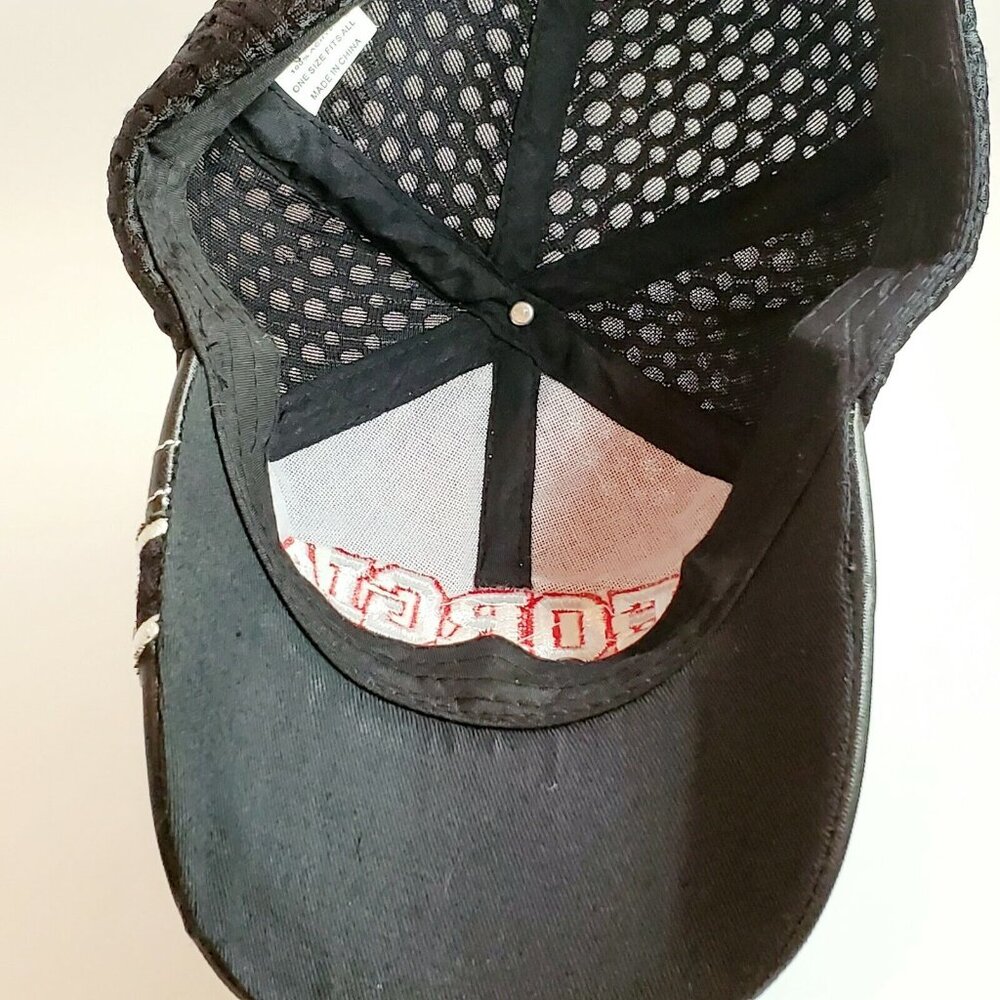 Georgia GA Red Black Hat Cap Adjustable Strap OS EUC MUST SEE! - Picture 5 of 5